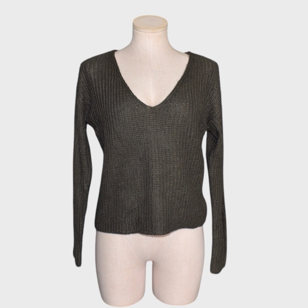 No‎ Comment Olive Green Sweater